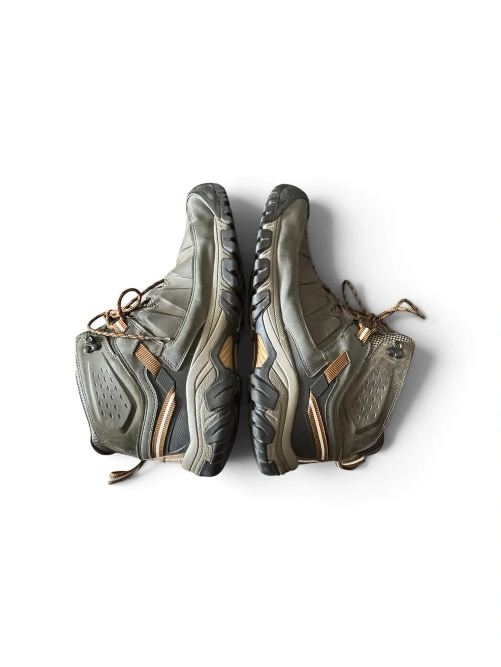 KEEN Targhee III Waterproof Hiking Boots Mens 15 Olive Black 1017787 Trail